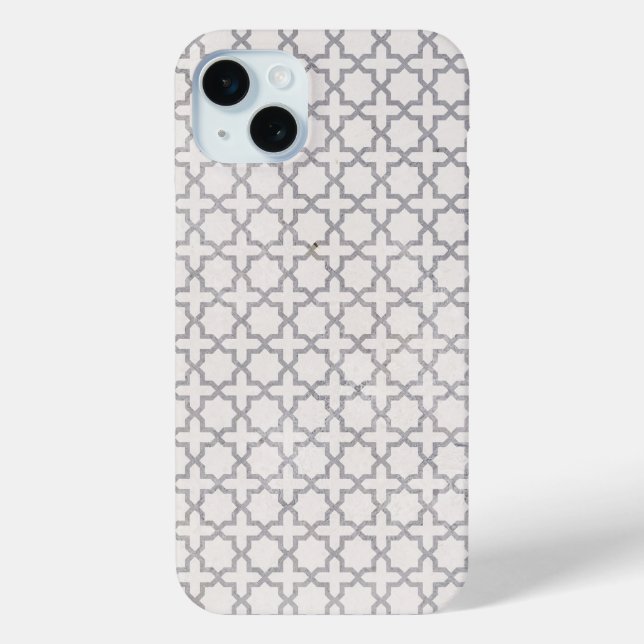 Beige Islamic geometric pattern Case-Mate iPhone Case (Back)