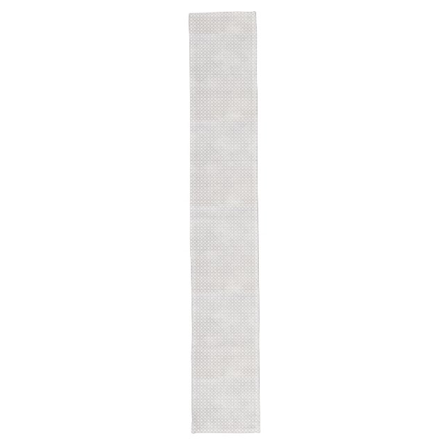 Beige Islamic geometric pattern Long Table Runner (Front)
