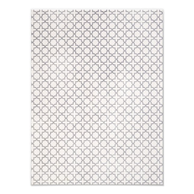 Beige Islamic geometric pattern Photo Print (Front)