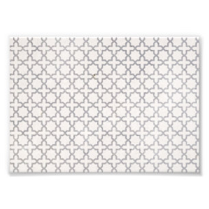 Beige Islamic geometric pattern Photo Print