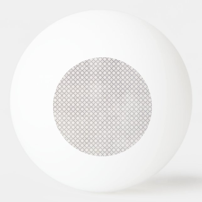 Beige Islamic geometric pattern Ping Pong Ball (Front)