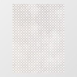 Beige Islamic geometric pattern Window Cling