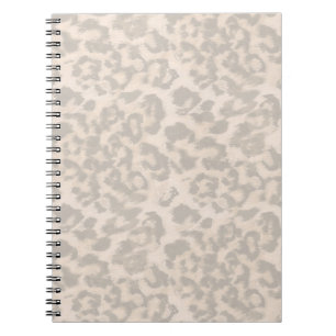 Beige leopard print. notebook