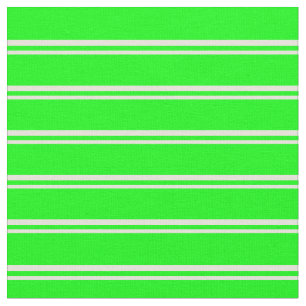 Beige & Lime Striped Pattern Fabric