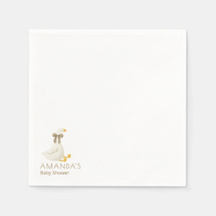Beige Little Goose Gender Neutral Napkin
