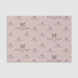 Beige Logo pattern Business Brand Simple Packaging Tissue Paper