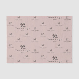 Beige Logo pattern Business Brand Simple Packaging Tissue Paper