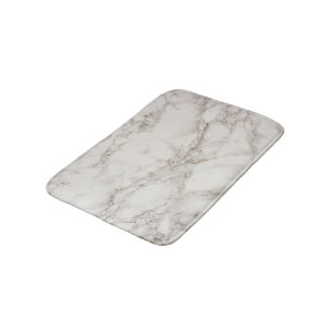 Beige marble bath mat