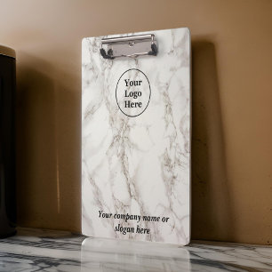 Beige marble clipboard