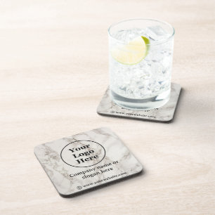 Beige marble coaster
