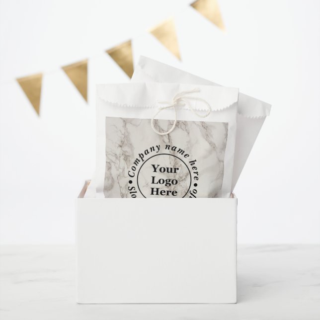 Beige marble favour bag (Party)