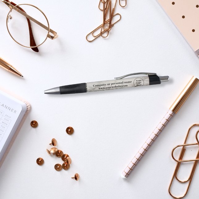 Beige marble pen (Creator Uploaded)