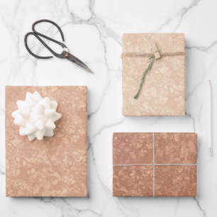Beige Marble Terrazzo Texture Wrapping Paper Sheet