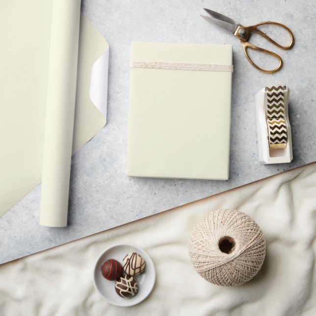 Beige Matte Wrapping Paper (Crafts)