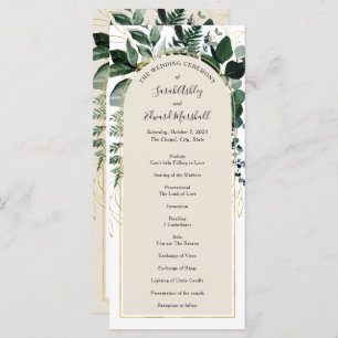 Beige Modern arch Botanic Greenery Program