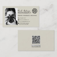 Beige Modern Minimal Front Logo Photography Photo