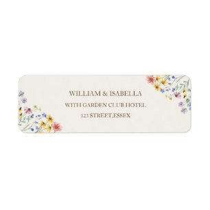Beige Pastel Wildflower