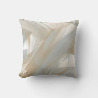 Beige/Pillow Abstract Interior Trend Sandy Tornado Throw Pillow