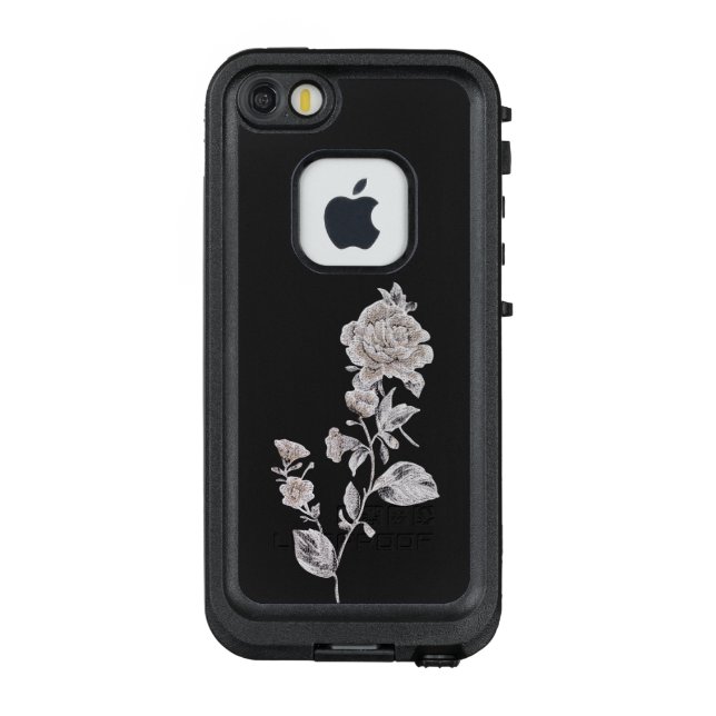 Beige rose LifeProof iPhone case (Back)