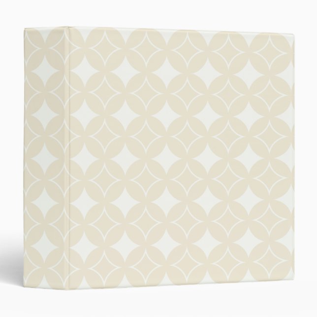 Beige shippo pattern binder (Front/Spine)