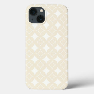 Beige shippo pattern Case-Mate iPhone case