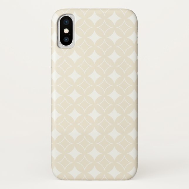 Beige shippo pattern Case-Mate iPhone case (Back)