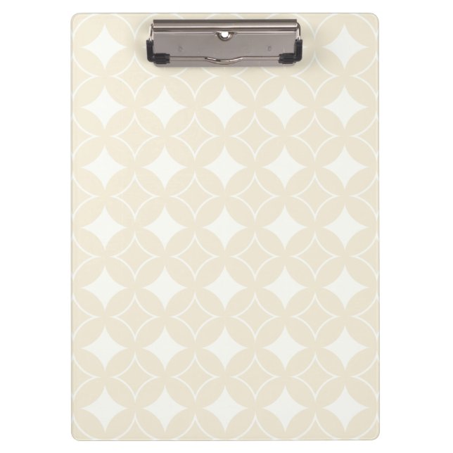 Beige shippo pattern clipboard (Front)
