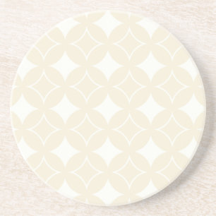 Beige shippo pattern coaster