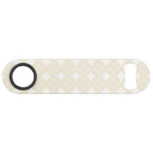 Beige shippo pattern speed bottle opener