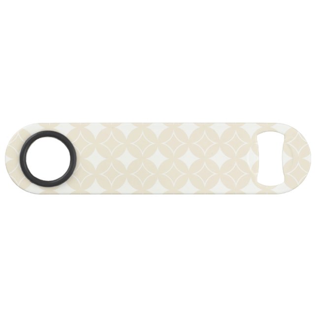 Beige shippo pattern speed bottle opener (Front (Horizontal))