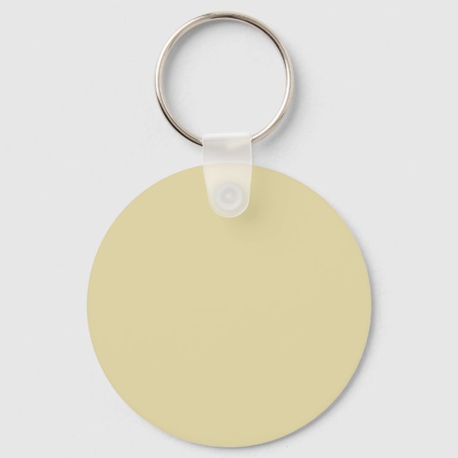 Beige (solid colour)  keychain (Front)