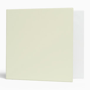 Beige Solid Colour Minimalist Binder