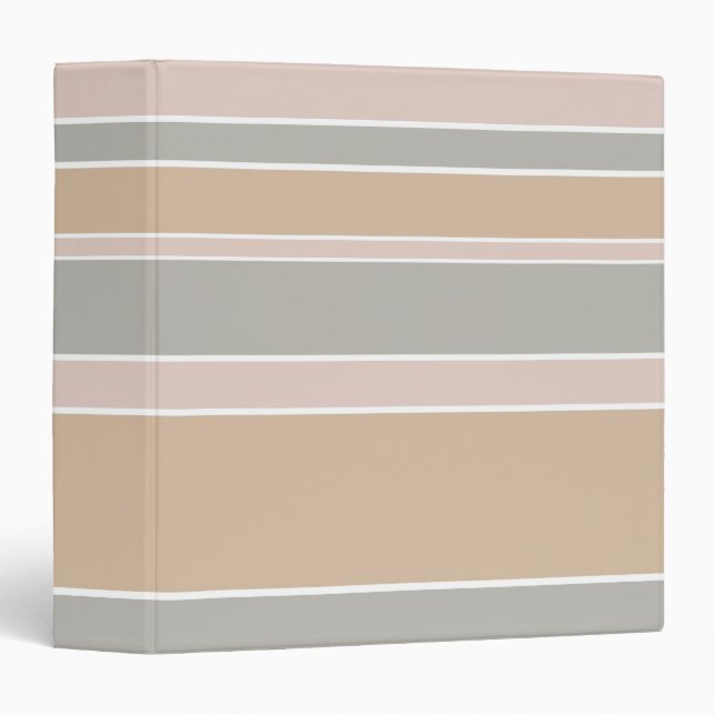 Beige stripes binder (Front/Spine)