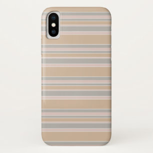 Beige stripes Case-Mate iPhone case