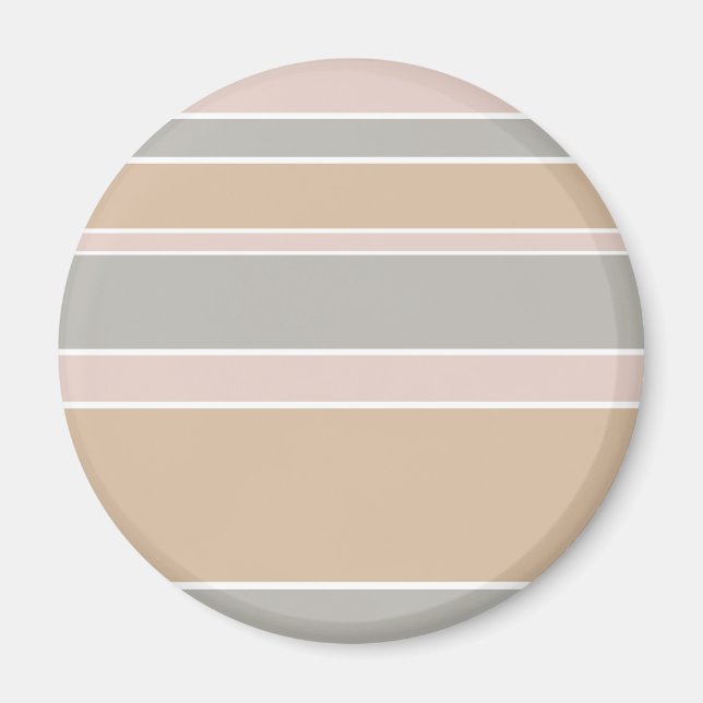 Beige stripes magnet (Front)