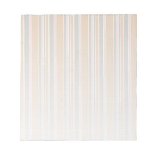 Beige stripes notepad
