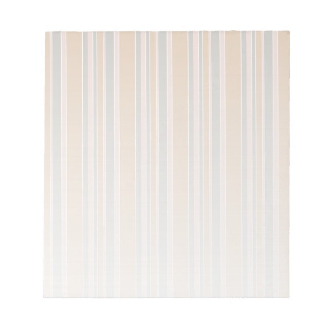Beige stripes notepad (Front)