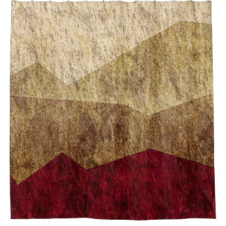 Beige, Tan, Brown, Maroon Graphic