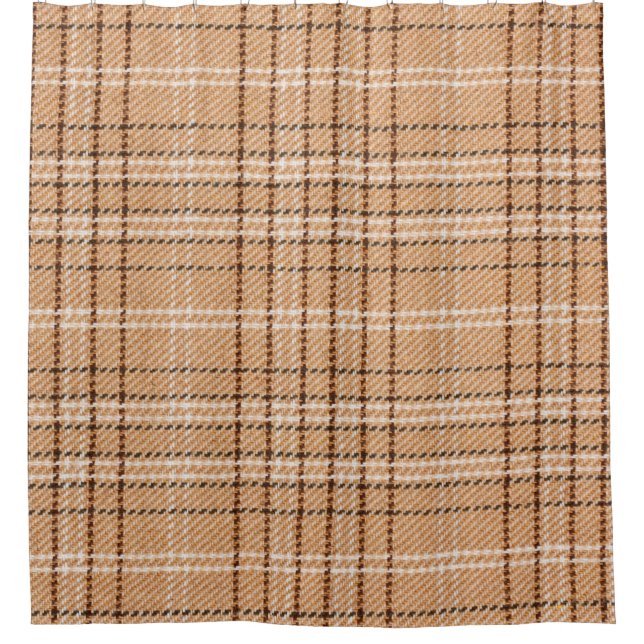 beige tartan background a checked plaid weave patt (Front)