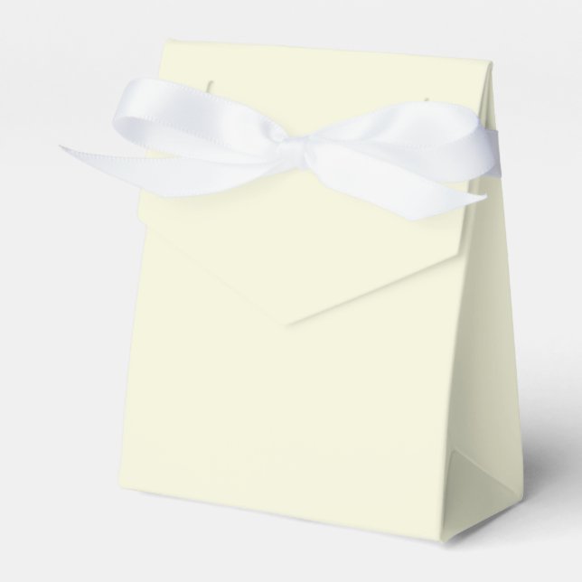 Beige Tent Favor Box (Front Side)