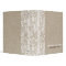 Beige Tones Burlap Linen Look & White Lace
