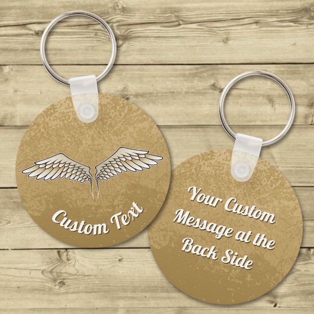 Beige Wings Keychain (Creator Uploaded)