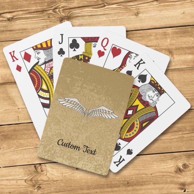 Beige Wings Playing Cards (Creator Uploaded)