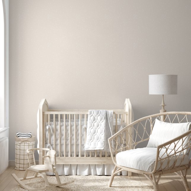 Beige with White Dots Neutral Aesthetic Kids Wallpaper (Kids)