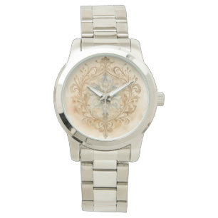 Beigi Motif en mosaïque d'or, Montre femme, Montre