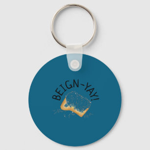 Beign Yay New Orleans Nola Beignet Pastry Foodie  Keychain