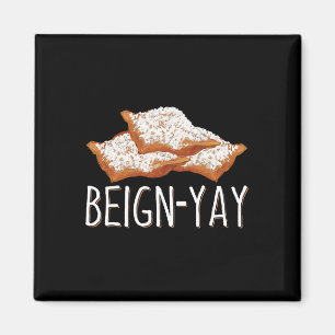 Beign-yay Quote For A Beignet Byker Magnet