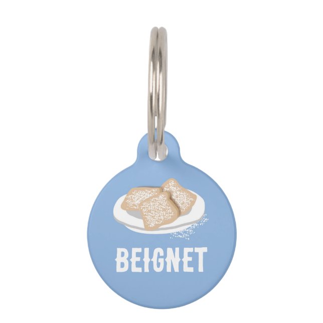 BEIGNET PET TAG (Front)