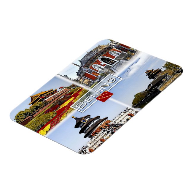 Beijin - China - Mosaic - Magnet (Left Side)