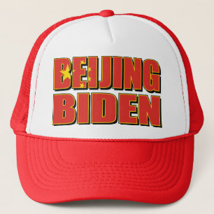 Beijing-Biden-China-Flag. Trucker Hat